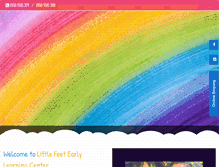 Tablet Screenshot of littlefeetdubai.com